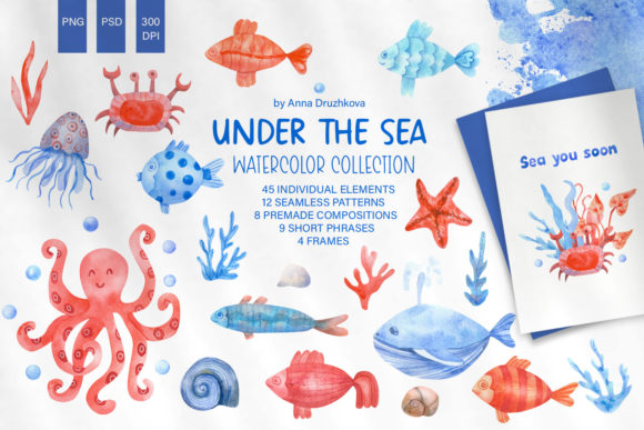 Download Under the Sea Watercolor Collection - Watercolor Collection
