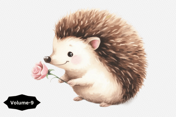 Download Watercolor Baby Hedgehog Clipart - Watercolor Collection