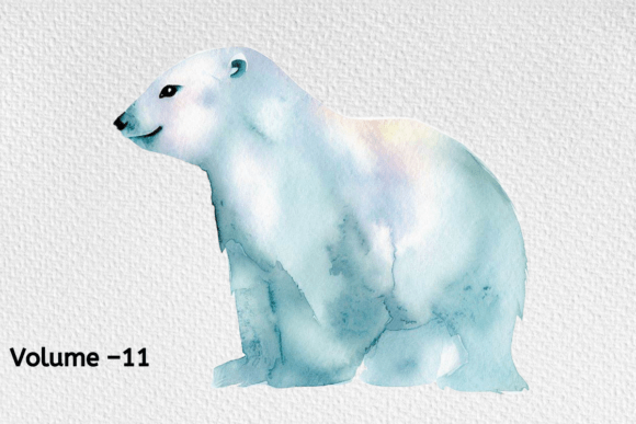 Download Watercolor Arctic Animal Clipart - Watercolor Collection