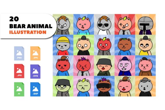 Download Bear Animal Graphic Design Illustration - Animal graphic Collection