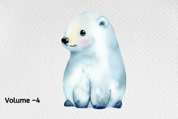 Download Watercolor Arctic Animals Clipart - Watercolor Collection