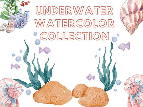 Download Underwater Watercolor Collection - Watercolor Collection