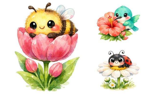 Download Watercolor Baby Animals Clipart PNG - Watercolor Collection