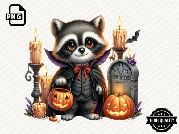 Download Watercolor Halloween Animal Clipart PNG - Watercolor Collection