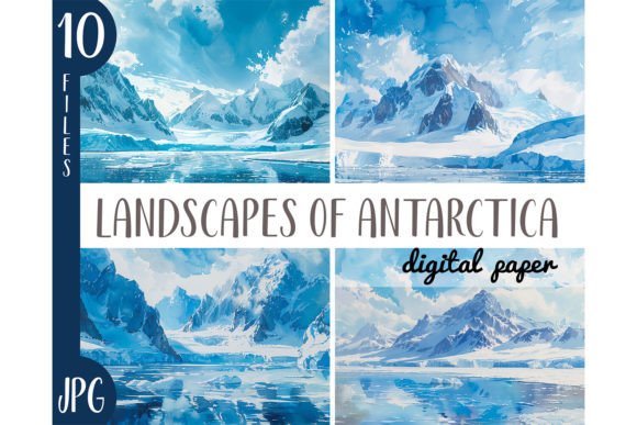 Download Watercolor Arctic, Antarctic Clipart JPG - Watercolor Collection