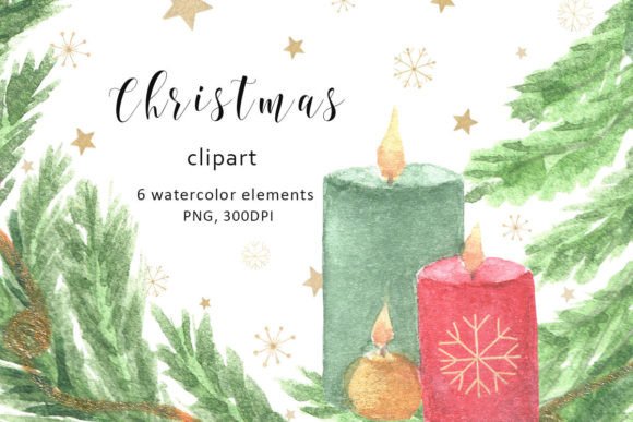 Download Christmas Watercolor Clipart,PNG - Watercolor Collection