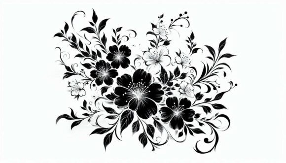 Download Ink Blooming Innocence - Premium Resources
