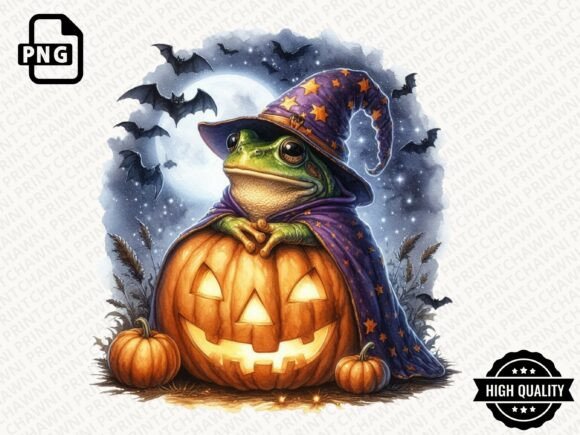 Download Watercolor Halloween Animal Clipart PNG - Watercolor Collection