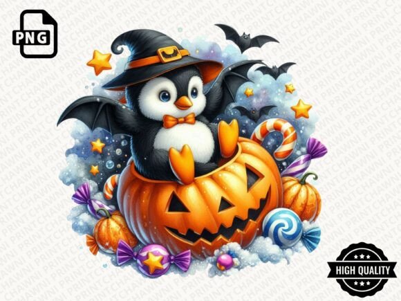 Download Watercolor Halloween Animal Clipart PNG - Watercolor Collection