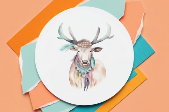 Download Watercolor Deer Clipart - Watercolor Collection
