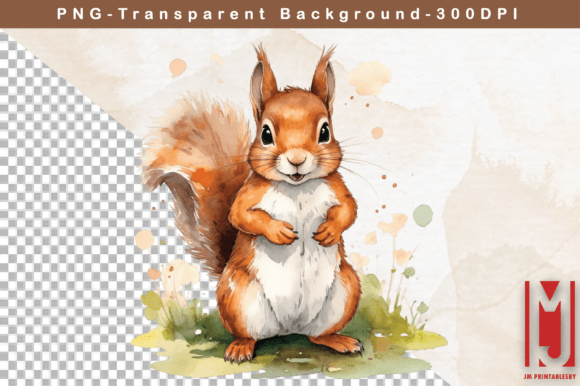 Download Watercolor Squirrel Clipart - Watercolor Collection