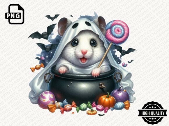 Download Watercolor Halloween Animal Clipart PNG - Watercolor Collection