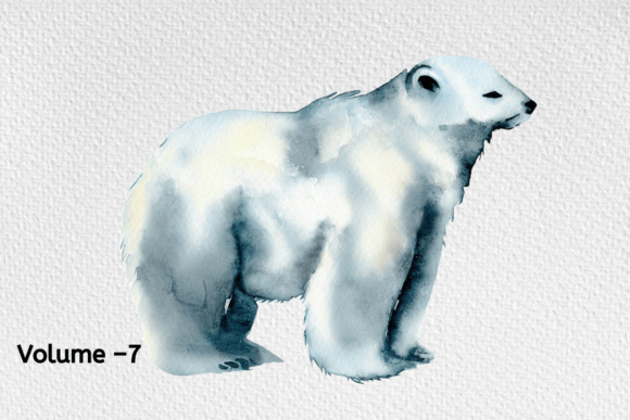 Download Watercolor Arctic Animals Clipart Png - Watercolor Collection